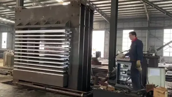 800t 4*8 Multilayers Plywood Melamine Laminate Hot Press Machine with CE