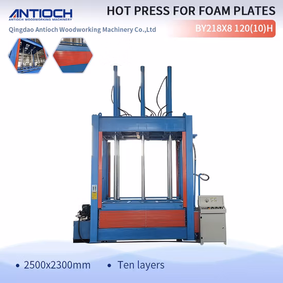 Multilayer Hydraulic Door Woodworking Hot Press Machinery for Bamboo Plywood